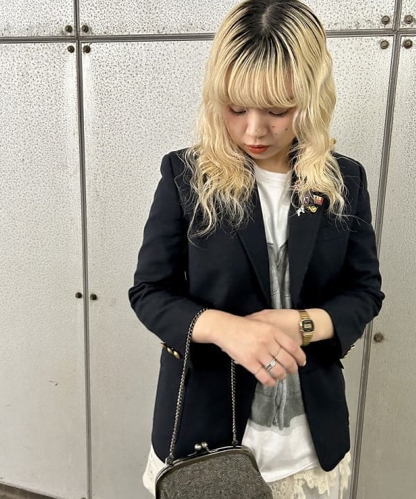 ナツハさんの「BEAMS WOMEN｜BEAMS BOY / がま口 ビッグ ポーチ」を使ったコーディネート