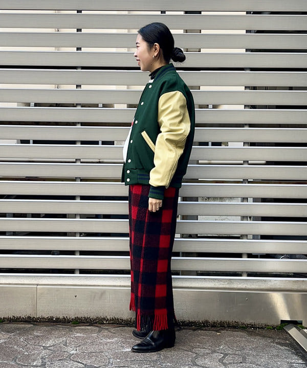 ミナミマリコさんの「BEAMS WOMEN｜BEAMS BOY / リブ タートル ロングスリーブ」を使ったコーディネート