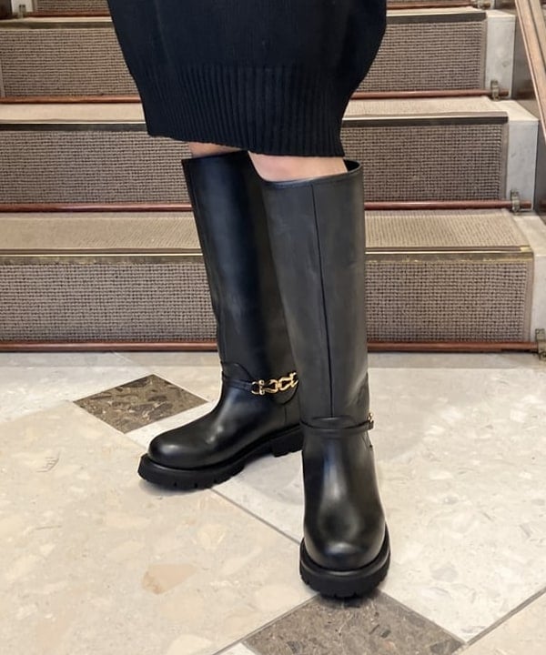 蒲原 捺美さんの「BEAMS WOMEN｜Demi-Luxe BEAMS / フリースタイルニット.M」を使ったコーディネート