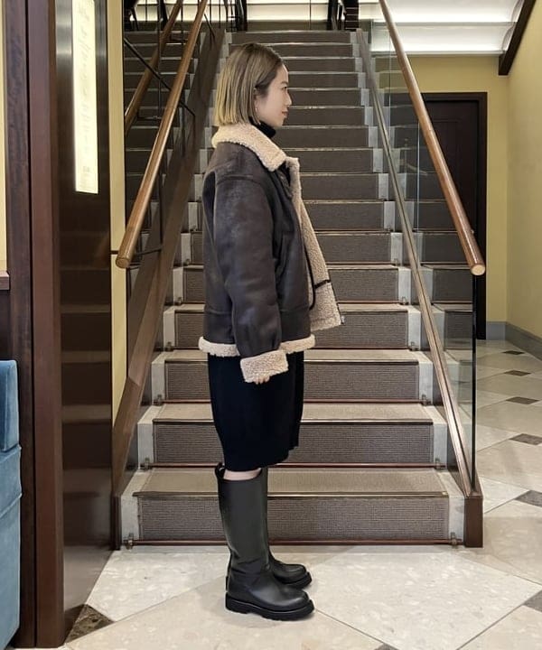 蒲原 捺美さんの「BEAMS WOMEN｜Demi-Luxe BEAMS / フリースタイルニット.M」を使ったコーディネート