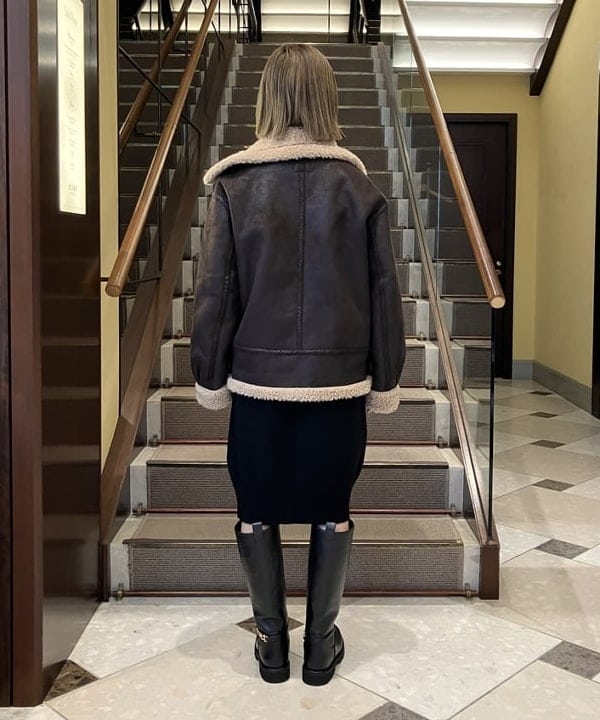 蒲原 捺美さんの「BEAMS WOMEN｜Demi-Luxe BEAMS / フリースタイルニット.M」を使ったコーディネート