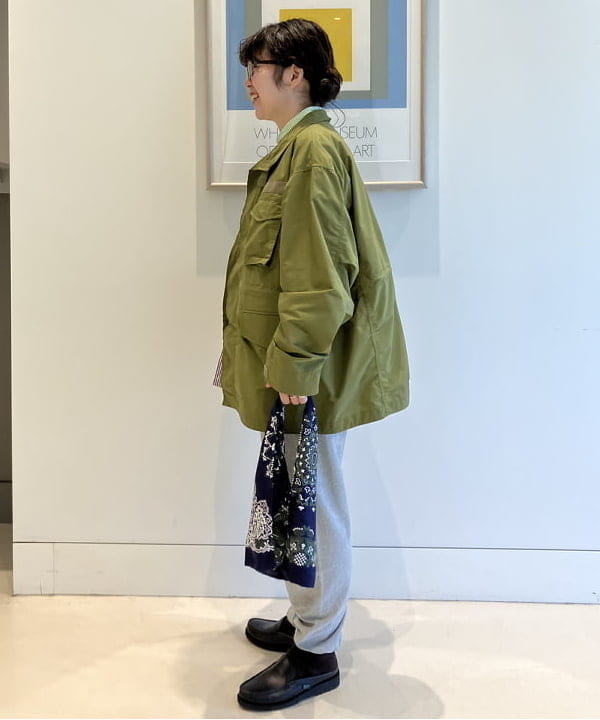 かわい みづきさんの「BEAMS WOMEN｜BEAMS BOY / イレギュラー バンダナ バッグ」を使ったコーディネート