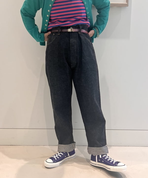 かわい みづきさんの「BEAMS WOMEN｜BEAMS BOY / ラメ リブ クルー ソックス NEW」を使ったコーディネート