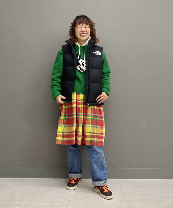 ショ〜ジさんの「BEAMS WOMEN｜THE NORTH FACE / Nuptse Vest」を使ったコーディネート