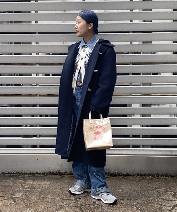 オカモト ミサキさんの「BEAMS WOMEN｜【別注】BUZZ RICKSON'S / シャンブレー ロングスリーブ シャツ」を使ったコーディネート