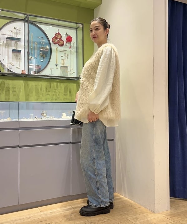 Yumenoさんの「BEAMS WOMEN｜HEY！Mrs ROSE &times; Ray BEAMS / 別注 カガリ バニティ」を使ったコーディネート