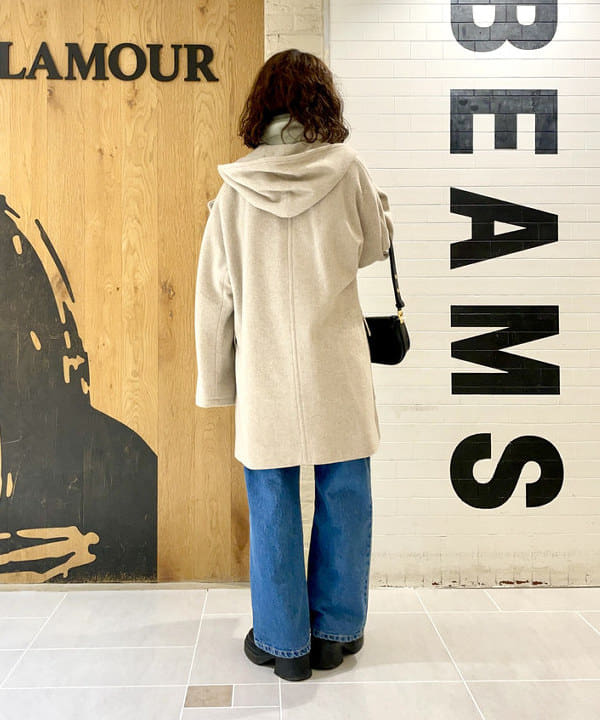 カタヤマ アヤさんの「BEAMS WOMEN｜ORCIVAL /  ライト モッサコート」を使ったコーディネート