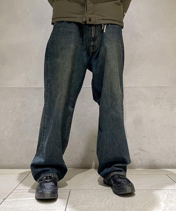 りゅうりゅうさんの「BEAMS WOMEN｜ワイドストレート デニムパンツ」を使ったコーディネート