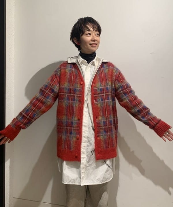 矢野(青木)優香さんの「BEAMS WOMEN｜BEAMS BOY / ボーイ メモリープリント ワンピース」を使ったコーディネート