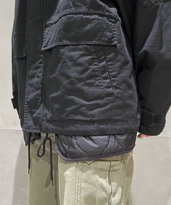 前田 優衣さんの「BEAMS WOMEN｜SUBU / 別注 セメント カモフラージュ サンダル」を使ったコーディネート