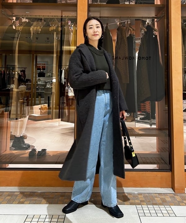 川口 恵さんの「BEAMS WOMEN｜PHILIPPE AUDIBERT × Demi-Luxe BEAMS / 別注 Millie ネックレス シルバー」を使ったコーディネート