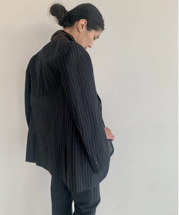 松元 晴佳さんの「BEAMS WOMEN｜AK+1 / ウールリネン テーラードジャケット」を使ったコーディネート