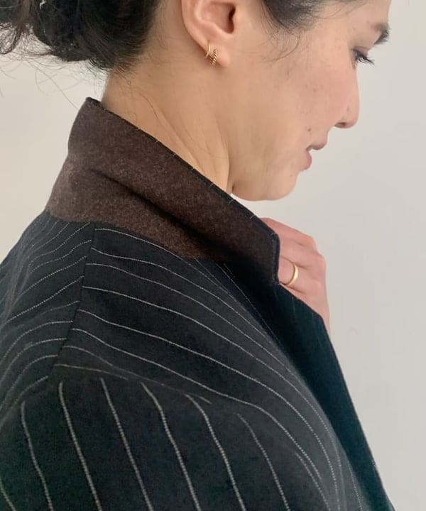 松元 晴佳さんの「BEAMS WOMEN｜AK+1 / ウールリネン テーラードジャケット」を使ったコーディネート