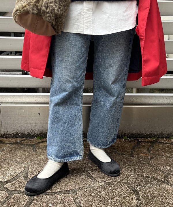 ミナミマリコさんの「BEAMS WOMEN｜orSlow / 別注 No.8 DENIM」を使ったコーディネート