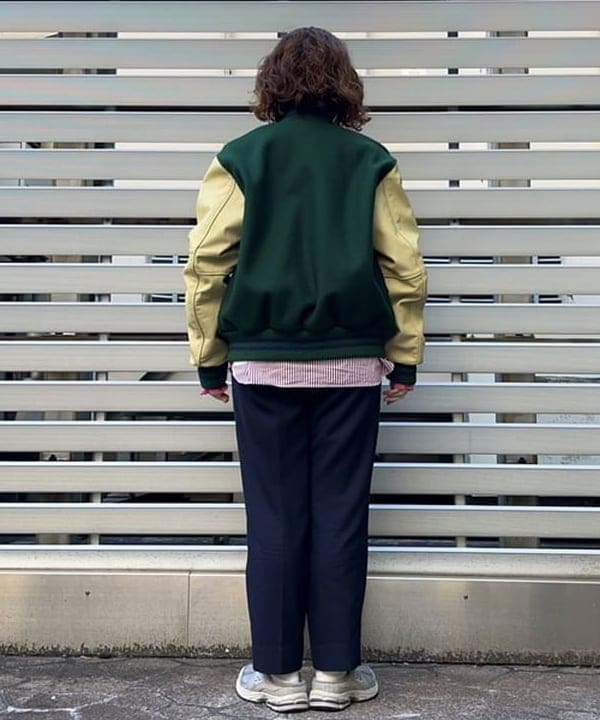 まつむさんの「BEAMS WOMEN｜BEAMS BOY / ポリエステル ウール シンチ バック スラックス」を使ったコーディネート