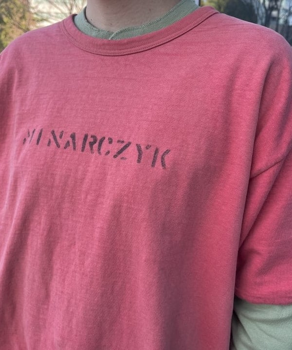 クロサワさんの「BEAMS WOMEN｜WAREHOUSE & CO. &times; BEAMS BOY / 別注 ステンシル リバーシブル Tシャツ」を使ったコーディネート