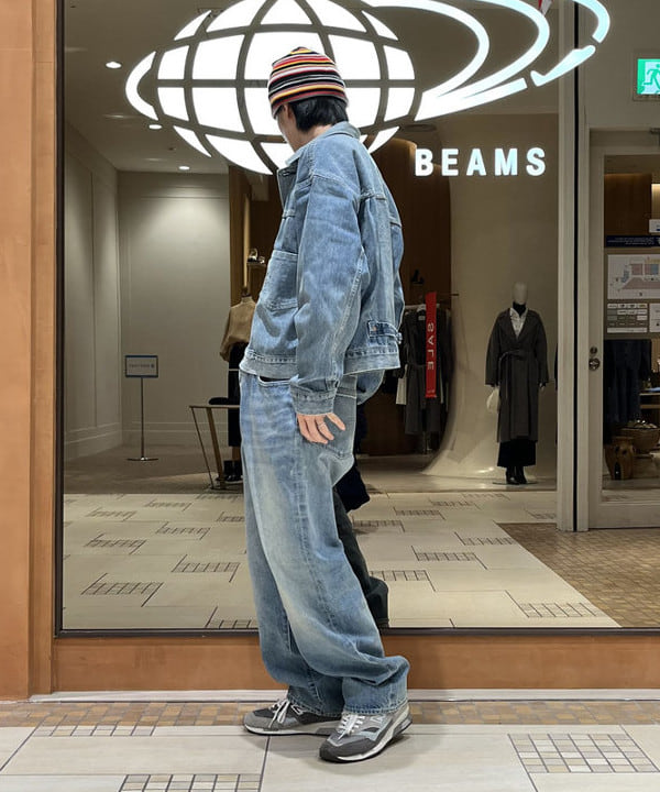 平柳 楓馬さんの「BEAMS WOMEN｜BEAMS / マルチボーダー ワッチキャップ」を使ったコーディネート