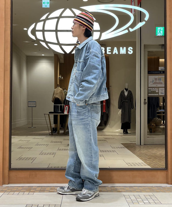 平柳 楓馬さんの「BEAMS WOMEN｜BEAMS / マルチボーダー ワッチキャップ」を使ったコーディネート