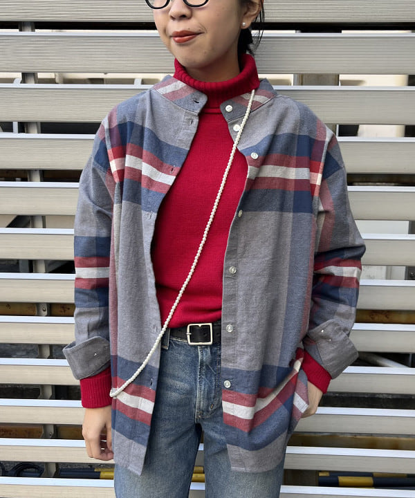ミナミマリコさんの「BEAMS WOMEN｜BEAMS BOY / 25mm WASH ベルト」を使ったコーディネート