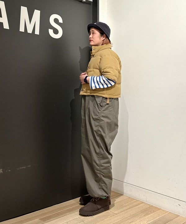Kyooka Sayakaさんの「BEAMS WOMEN｜ナバルボーダー ビッグ ボートネック カットソー」を使ったコーディネート