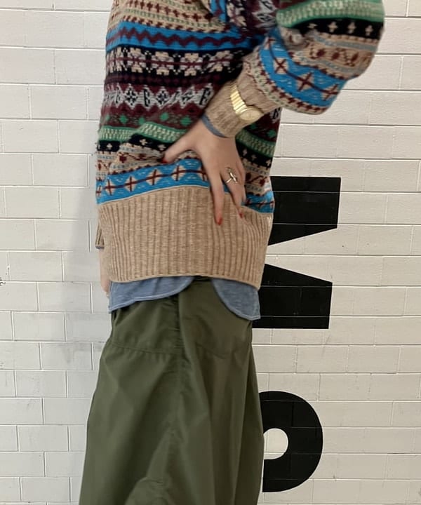 小原 もこさんの「BEAMS WOMEN｜【別注】BUZZ RICKSON'S / シャンブレー ロングスリーブ シャツ」を使ったコーディネート