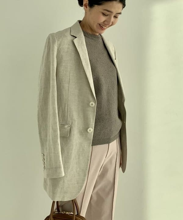 松元 晴佳さんの「BEAMS WOMEN｜AK+1 / ストレッチ パンツ」を使ったコーディネート