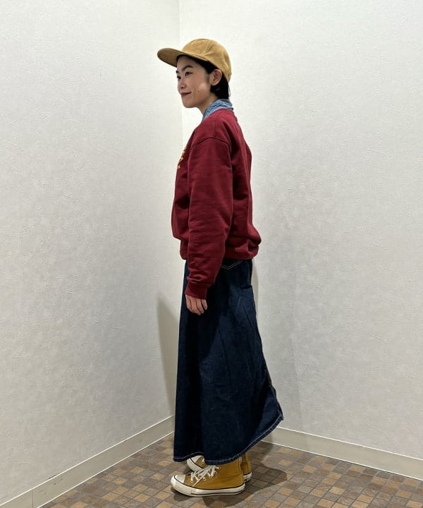 葵さんの「BEAMS WOMEN｜【別注】BUZZ RICKSON'S / シャンブレー ロングスリーブ シャツ」を使ったコーディネート