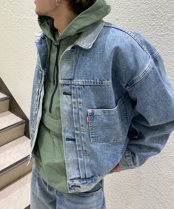 Lazzyさんの「BEAMS / ナイロン アノラックパーカー」を使ったコーディネート