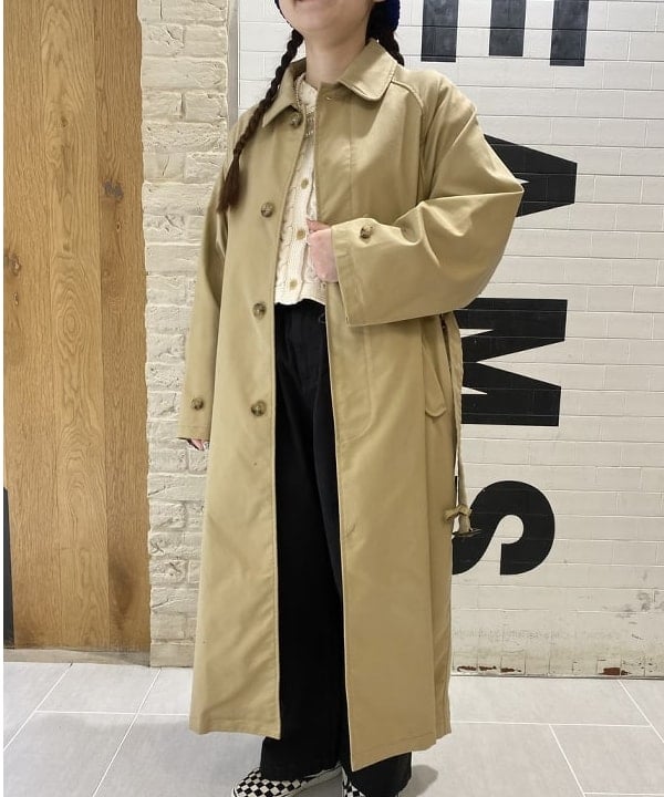 木村 海侑さんの「BEAMS WOMEN｜BEAMS BOY / コットンナイロン アランカーディガン」を使ったコーディネート