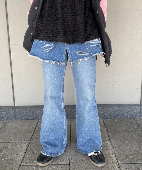 マツド ユメカさんの「BEAMS WOMEN｜Ray BEAMS / フリンジ フレア キャミソール」を使ったコーディネート