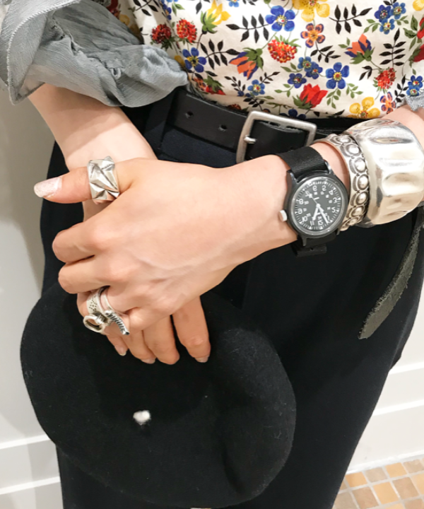 MAYURIさんの「BEAMS WOMEN｜BEAMS BOY / 25mm WASH ベルト」を使ったコーディネート