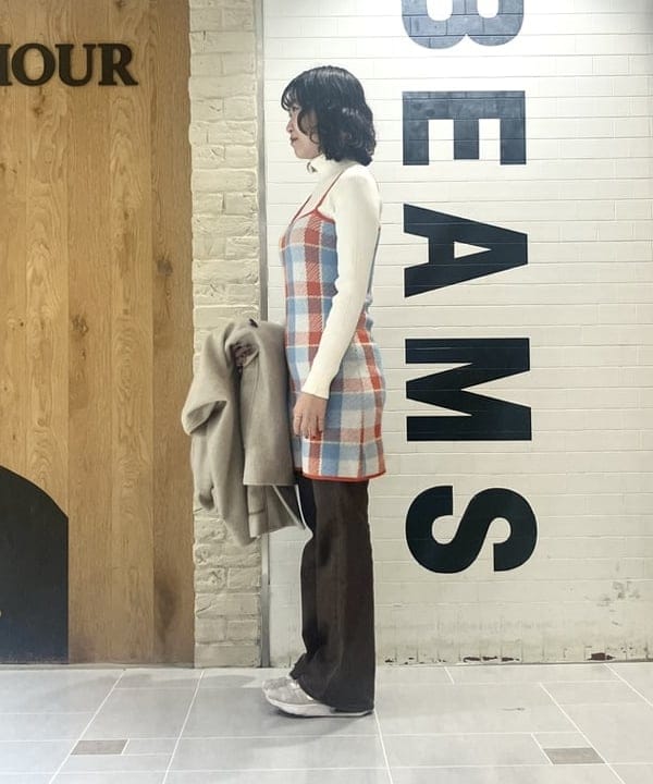 よしだゆりさんの「BEAMS WOMEN｜ORCIVAL /  ライト モッサコート」を使ったコーディネート