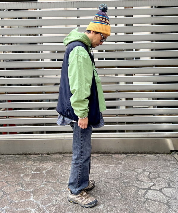ザキサンさんの「BEAMS WOMEN｜BEAMS / ナイロン アノラックパーカー」を使ったコーディネート