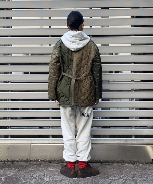 ミナミマリコさんの「BEAMS WOMEN｜BEAMS BOY / リブ タートル ロングスリーブ」を使ったコーディネート