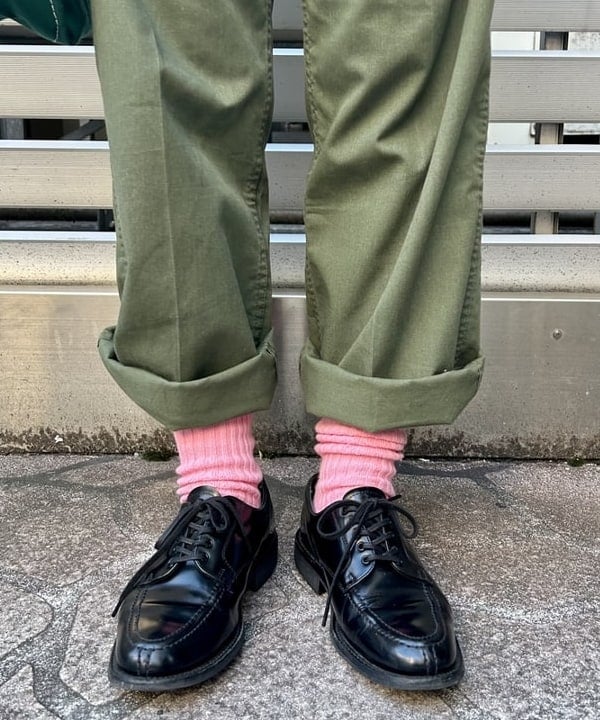 ナツハさんの「BEAMS WOMEN｜BEAMS BOY / 2/2ソリッド リブ ソックス」を使ったコーディネート