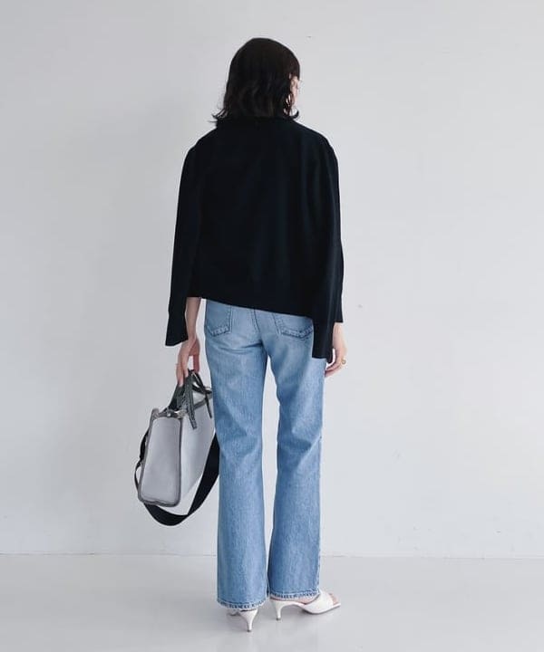 cammyさんの「BEAMS WOMEN｜AK+1 / コットン 五分袖 ハイネックニット」を使ったコーディネート