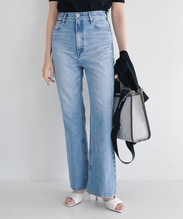 cammyさんの「BEAMS WOMEN｜AK+1 / コットン 五分袖 ハイネックニット」を使ったコーディネート