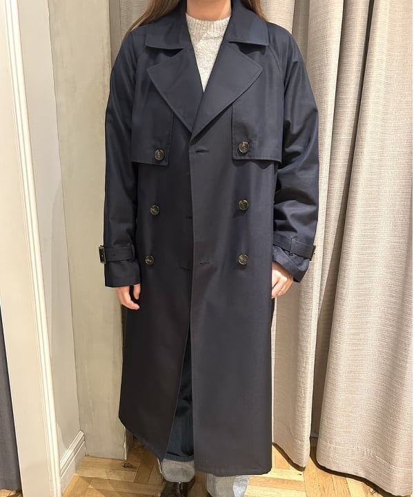千田 静香さんの「BEAMS WOMEN｜ライト ツイル トレンチコート」を使ったコーディネート