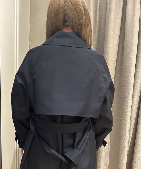 千田 静香さんの「BEAMS WOMEN｜ライト ツイル トレンチコート」を使ったコーディネート