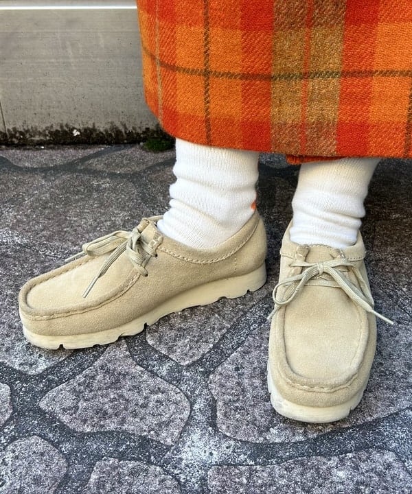 まつむさんの「BEAMS WOMEN｜CLARKS ORIGINALS / Wallabee Boot GTX 23SS」を使ったコーディネート