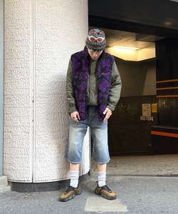 BEAMS（ビームス）NEEDLES × BEAMS / 別注 Boa Fleece Vest（トップス