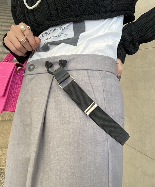 あさまつ はづきさんの「BEAMS WOMEN｜Ray BEAMS / ビッグ シルエット サスペンダー付き パンツ」を使ったコーディネート