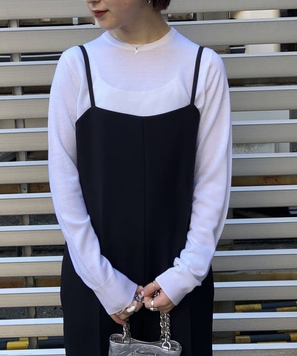 中川　ゆららさんの「BEAMS WOMEN｜GIANNI CHIARINI / CAMILLA メタリック レザートートバッグ」を使ったコーディネート