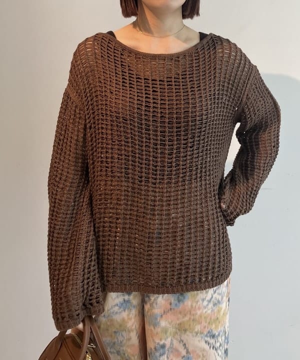 SAKAIさんの「BEAMS WOMEN｜CHRISTIAN VILLA / ストローコンビ ボストンバッグ」を使ったコーディネート