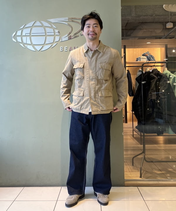 滝沢 一喜さんの「BEAMS WOMEN｜BEAMS PLUS / デニム ペインターパンツ」を使ったコーディネート