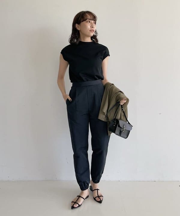 cammyさんの「BEAMS WOMEN｜AK+1 / ソフトグログラン パンツ」を使ったコーディネート