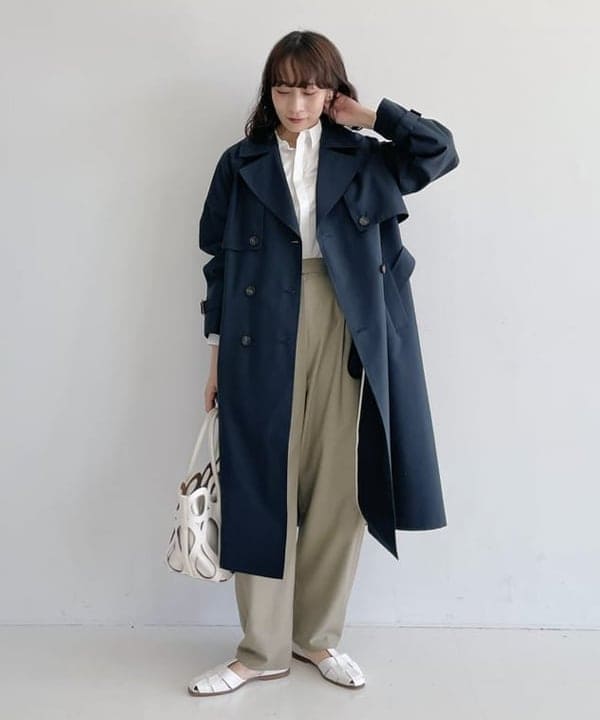 cammyさんの「BEAMS WOMEN｜ライト ツイル トレンチコート」を使ったコーディネート