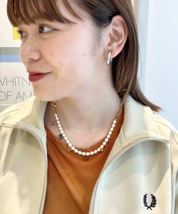 田中 里実さんの「BEAMS WOMEN｜Ray BEAMS / レース トリム キャミ ワンピース」を使ったコーディネート