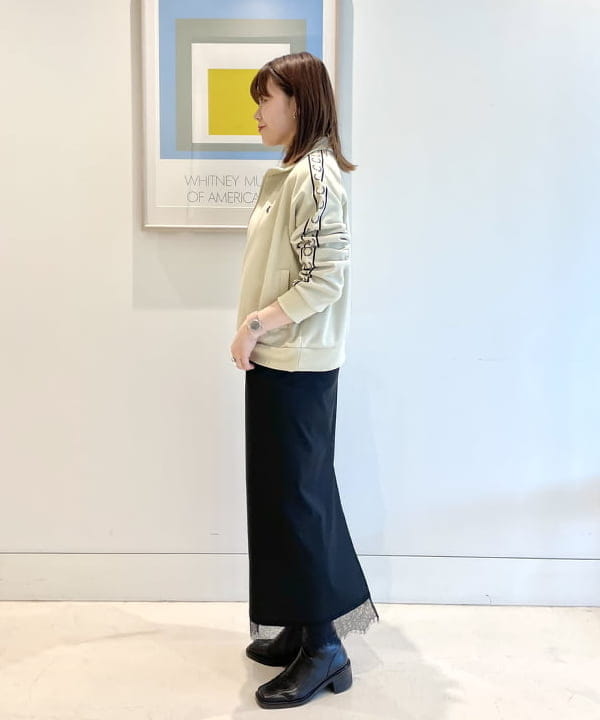 田中 里実さんの「BEAMS WOMEN｜Ray BEAMS / レース トリム キャミ ワンピース」を使ったコーディネート
