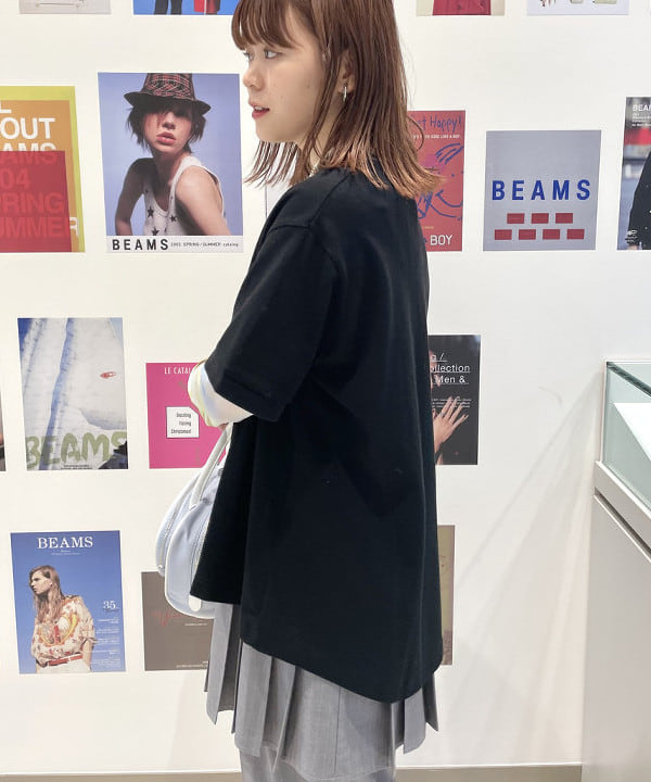 田中 里実さんの「BEAMS WOMEN｜FRED PERRY × Ray BEAMS / 別注 Reluxed Pique T-shirt」を使ったコーディネート